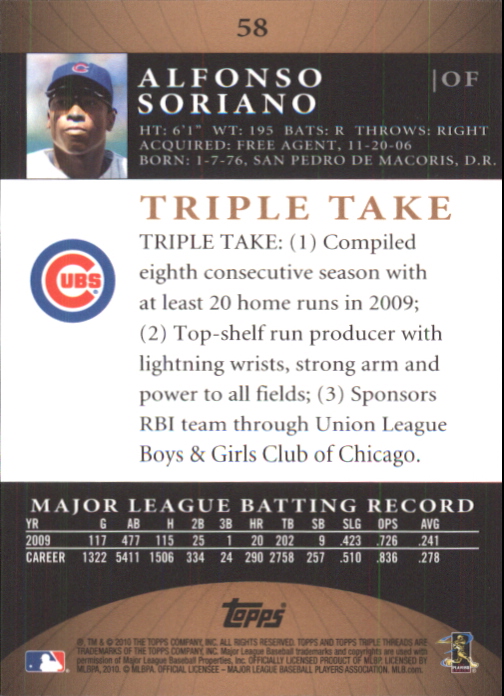 2010 Topps Triple Threads Sepia - Pick your single(s) - Bild 25 von 67
