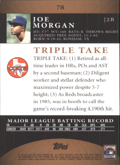 2010 Topps Triple Threads Sepia - Pick your single(s) - Bild 32 von 67