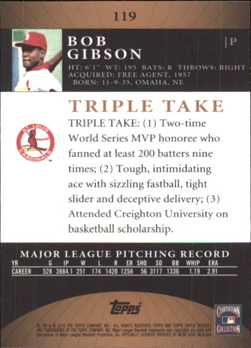 2010 Topps Triple Threads Sepia - Pick your single(s) - Bild 65 von 67