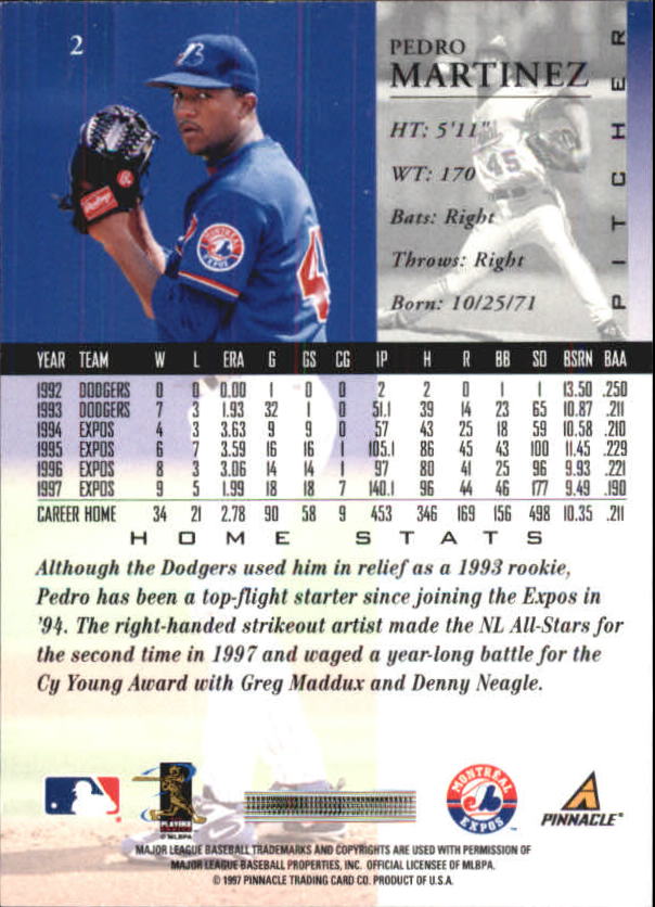 1998 Pinnacle - Home Stats Baseball - Gallery