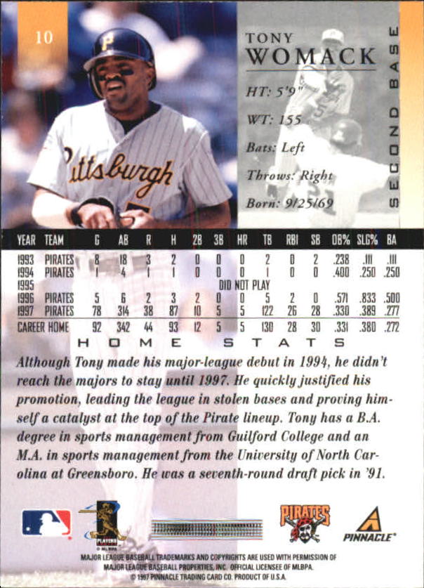 1998 Pinnacle - Home Stats Baseball - Gallery