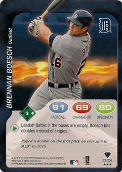 B1367- 2011 Topps Attax Baseball #s 1-258 +Inserts -You Pick- 15+ FREE US SHIP - Picture 54 of 369