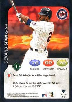 B1367- 2011 Topps Attax Baseball #s 1-258 +Inserts -You Pick- 15+ FREE US SHIP - Picture 130 of 369