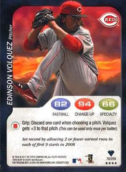 B1367- 2011 Topps Attax Baseball #s 1-258 +Inserts -You Pick- 15+ FREE US SHIP - Picture 144 of 369