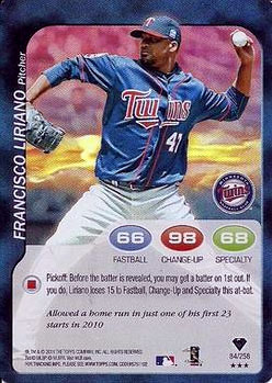 B1367- 2011 Topps Attax Baseball #s 1-258 +Inserts -You Pick- 15+ FREE US SHIP - Picture 152 of 369