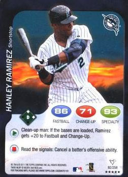 B1367- 2011 Topps Attax Baseball #s 1-258 +Inserts -You Pick- 15+ FREE US SHIP - Picture 168 of 369