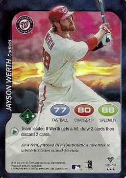 B1367- 2011 Topps Attax Baseball #s 1-258 +Inserts -You Pick- 15+ FREE US SHIP - Picture 196 of 369