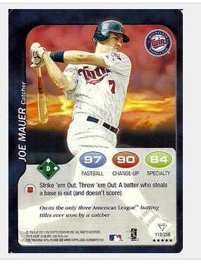 B1367- 2011 Topps Attax Baseball #s 1-258 +Inserts -You Pick- 15+ FREE US SHIP - Picture 204 of 369