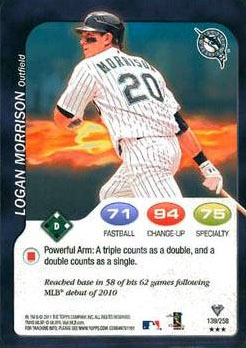 B1367- 2011 Topps Attax Baseball #s 1-258 +Inserts -You Pick- 15+ FREE US SHIP - Picture 252 of 369