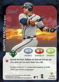 B1367- 2011 Topps Attax Baseball #s 1-258 +Inserts -You Pick- 15+ FREE US SHIP - Picture 266 of 369