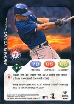 B1367- 2011 Topps Attax Baseball #s 1-258 +Inserts -You Pick- 15+ FREE US SHIP - Picture 282 of 369