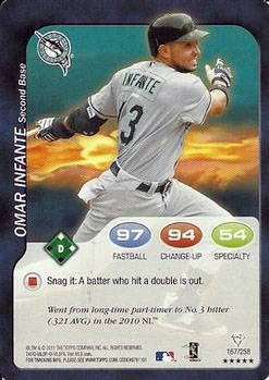 B1367- 2011 Topps Attax Baseball #s 1-258 +Inserts -You Pick- 15+ FREE US SHIP - Picture 302 of 369