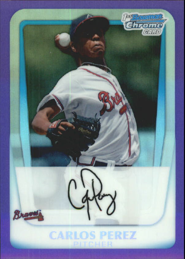 2011 Bowman Chrome Prospects Purple Refractors - Picture 59 of 122