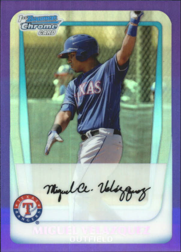 2011 Bowman Chrome Prospects Purple Refractors - Picture 81 of 122