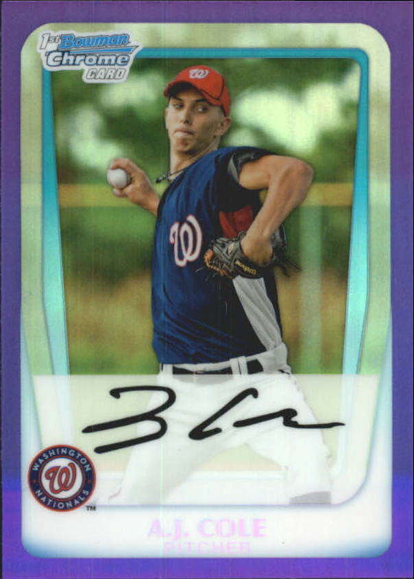2011 Bowman Chrome Prospects Purple Refractors - Picture 85 of 122