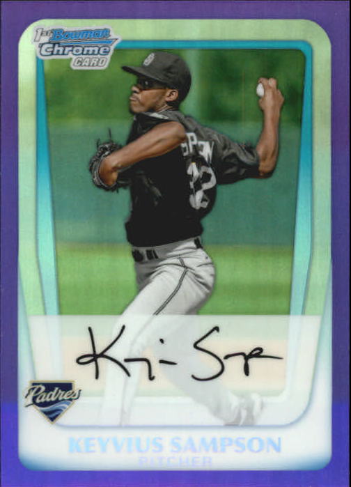 2011 Bowman Chrome Prospects Purple Refractors - Picture 97 of 122