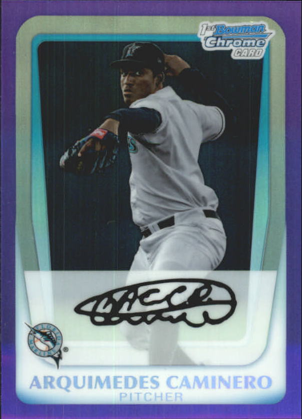 2011 Bowman Chrome Prospects Purple Refractors - Picture 103 of 122