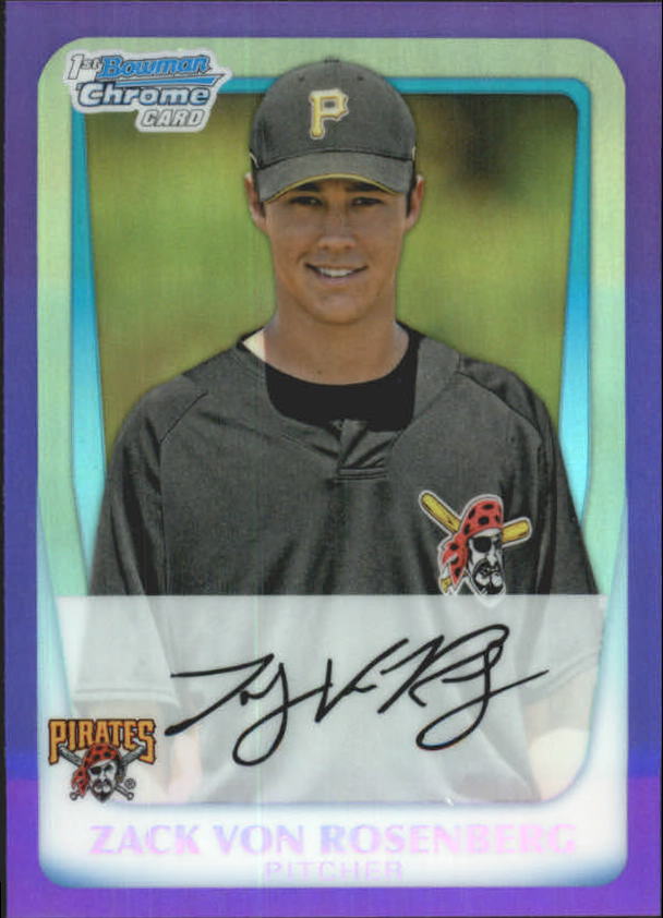 2011 Bowman Chrome Prospects Purple Refractors - Picture 107 of 122