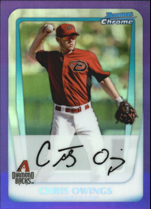 2011 Bowman Chrome Prospects Purple Refractors - Picture 113 of 122