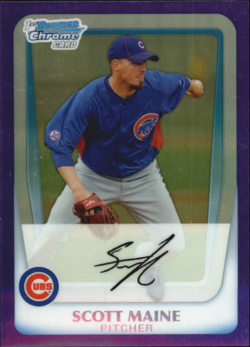 2011 Bowman Chrome Prospects Purple Refractors - Picture 117 of 122