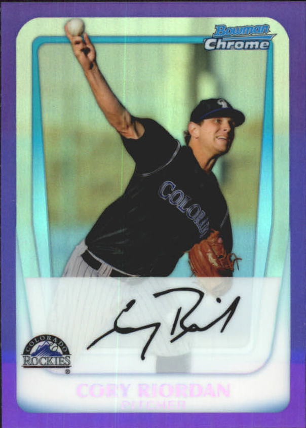 2011 Bowman Chrome Prospects Purple Refractors - Picture 121 of 122