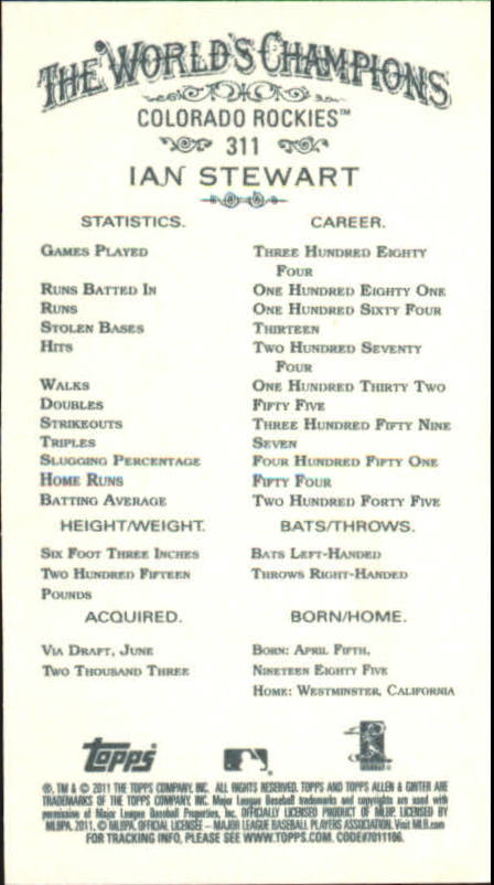 2011 Topps Allen and Ginter Baseball Part 1 Mini - Picture 28 of 366