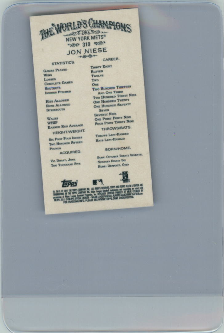 2011 Topps Allen and Ginter Baseball Part 1 Mini - Picture 35 of 366