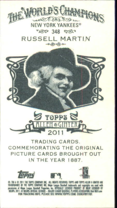 2011 Topps Allen and Ginter Baseball Part 1 Mini - Picture 76 of 366