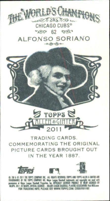 2011 Topps Allen and Ginter Baseball Part 1 Mini - Picture 97 of 366
