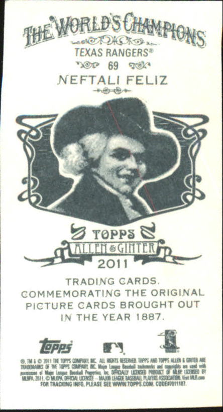 2011 Topps Allen and Ginter Baseball Part 1 Mini - Picture 101 of 366