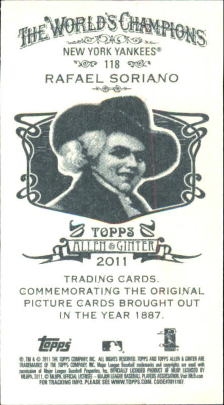 2011 Topps Allen and Ginter Baseball Part 1 Mini - Picture 111 of 366