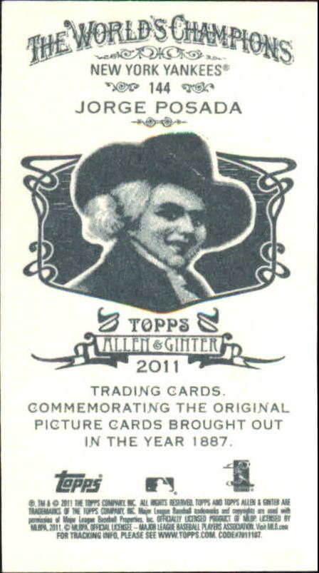 2011 Topps Allen and Ginter Baseball Part 1 Mini - Picture 118 of 366