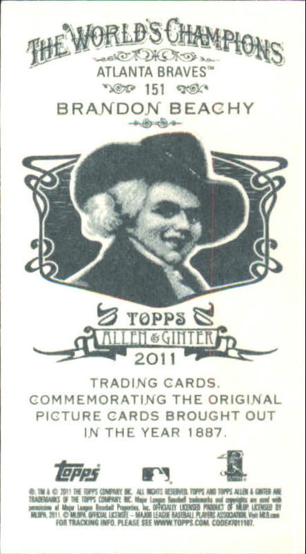 2011 Topps Allen and Ginter Baseball Part 1 Mini - Picture 123 of 366