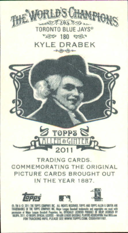 2011 Topps Allen and Ginter Baseball Part 1 Mini - Picture 140 of 366