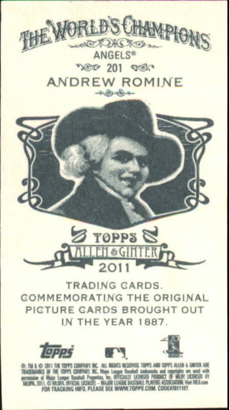 2011 Topps Allen and Ginter Baseball Part 1 Mini - Picture 148 of 366