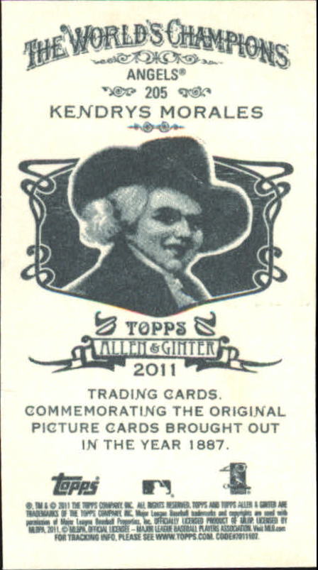 2011 Topps Allen and Ginter Baseball Part 1 Mini - Picture 150 of 366
