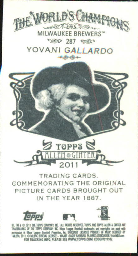 2011 Topps Allen and Ginter Baseball Part 1 Mini - Picture 184 of 366