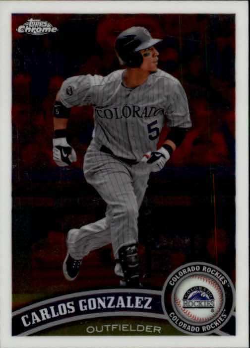 2011 Topps Chrome Baseball Singles (1-220) - You Choose