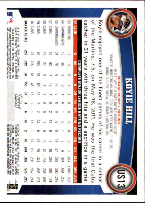 Jacob Turner 2011 Topps Update Rookie #US174 Detroit Tigers