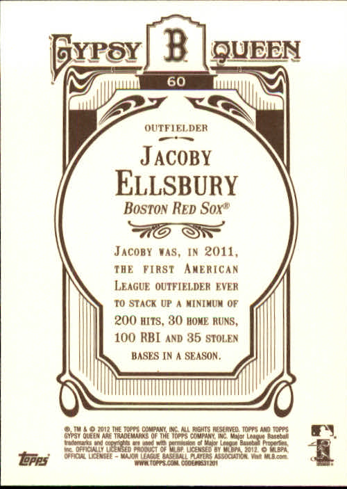 2012 Topps Gypsy Queen Baseball Part 1 - Picture 130 of 463