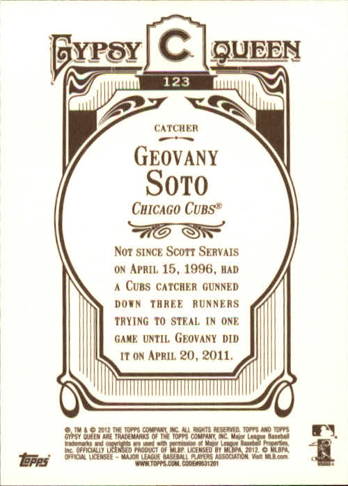 2012 Topps Gypsy Queen Baseball Part 1 - Picture 264 of 463
