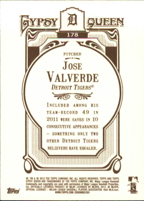 2012 Topps Gypsy Queen Baseball Part 1 - Picture 384 of 463