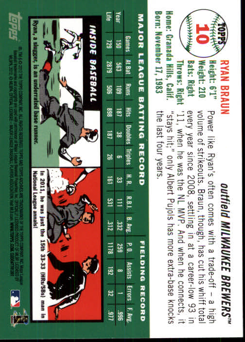 2012 Topps Archives Baseball - Picture 15 of 420