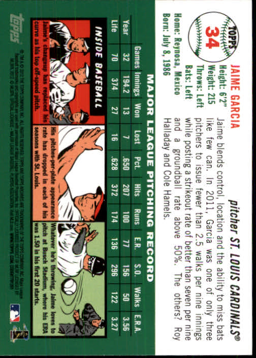 2012 Topps Archives Baseball - Picture 55 of 420