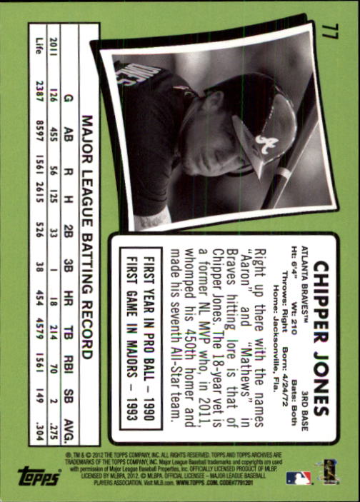 2012 Topps Archives Baseball - Picture 111 of 420