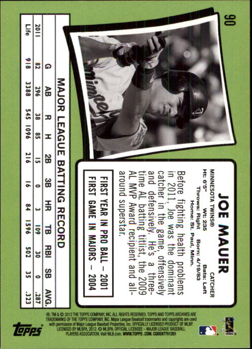 2012 Topps Archives Baseball - Picture 131 of 420
