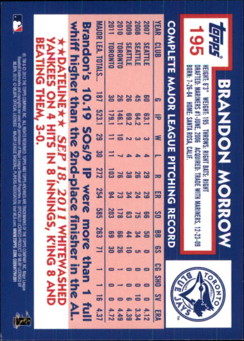 2012 Topps Archives Baseball - Picture 281 of 420
