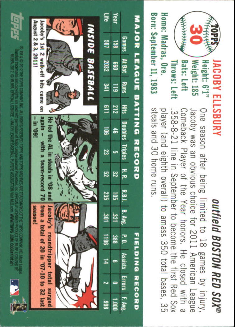 2012 Topps Archives Baseball - Picture 361 of 420