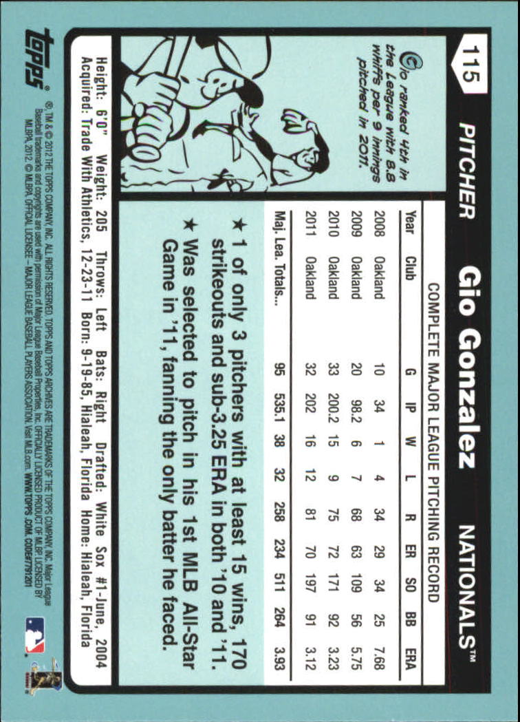 2012 Topps Archives Baseball - Picture 378 of 420