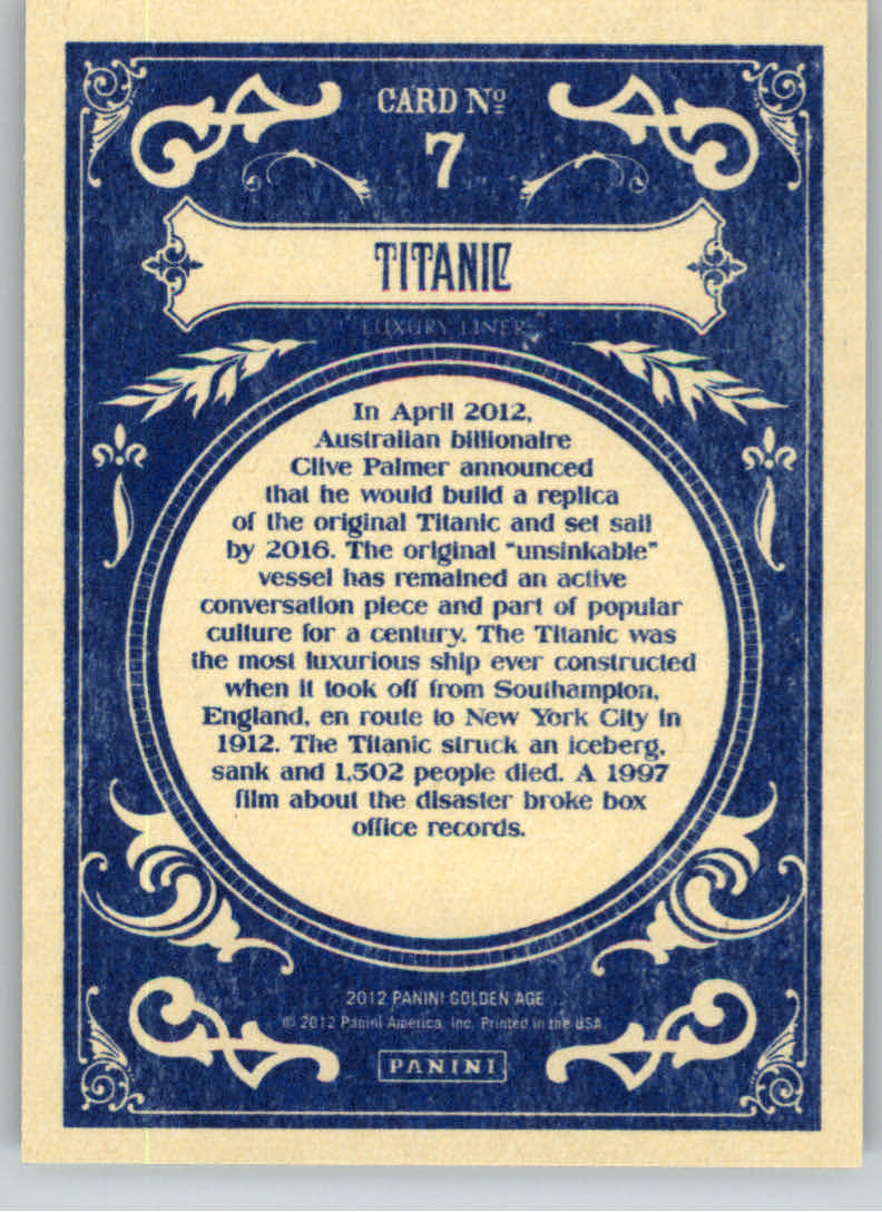 2012 Panini Golden Age Trading Card Pick - Picture 17 of 295